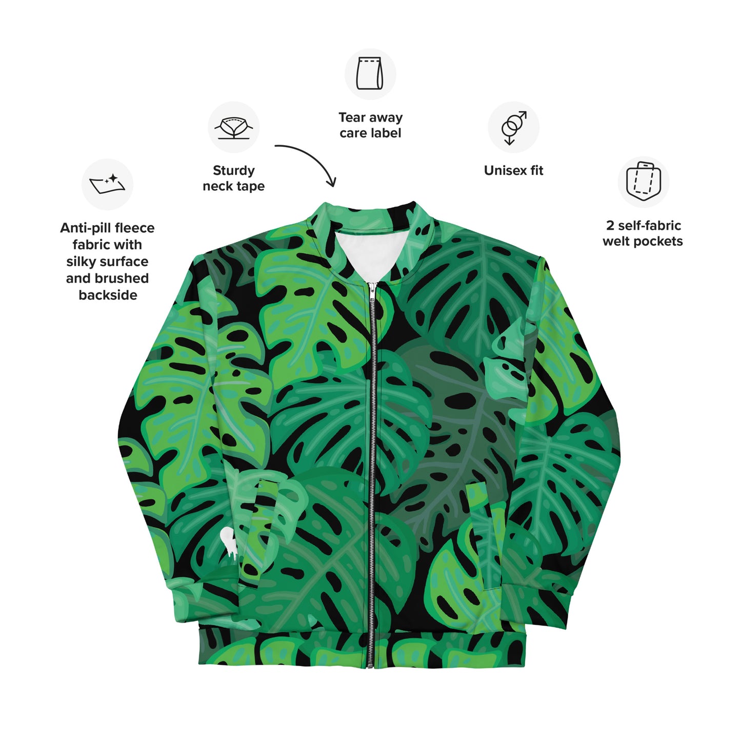 X KELSIE COSMIC MONSTERA CUSTOM JACKET