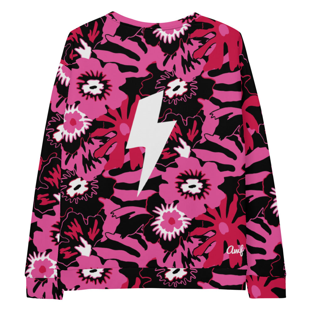WILD FLOWER CUSTOM SWEATER