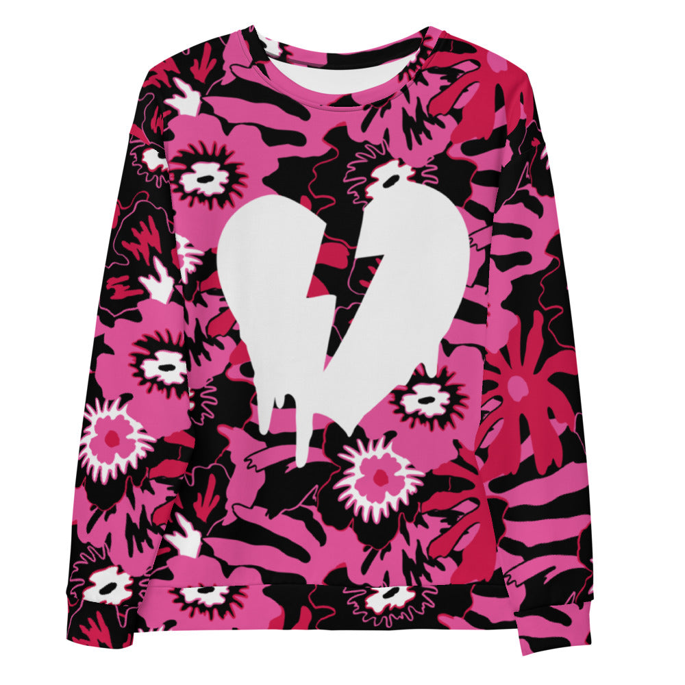 WILD FLOWER CUSTOM SWEATER
