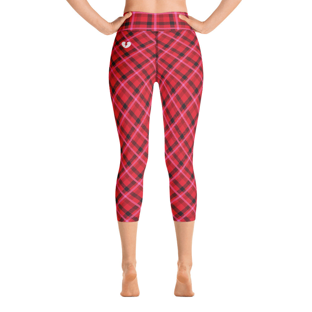 FLING! TARTAN CUSTOM CAPRI LEGGINGS