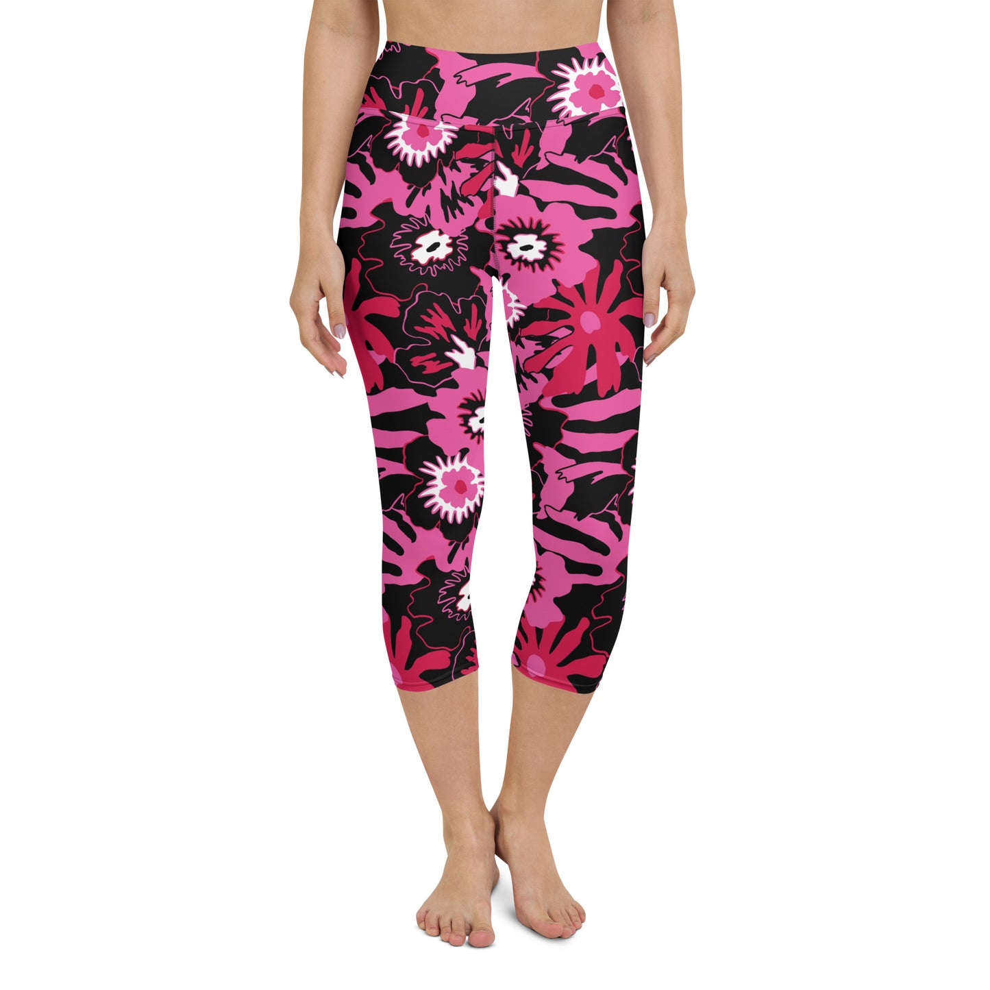 WILD FLOWER CUSTOM CAPRI LEGGINGS