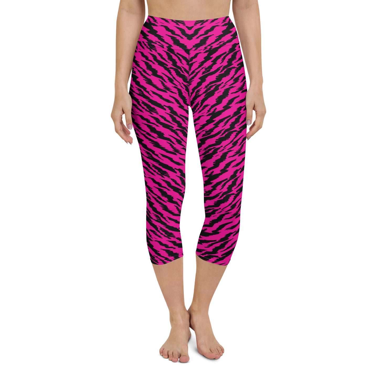 ROSA TIGER CUSTOM CAPRI LEGGINGS