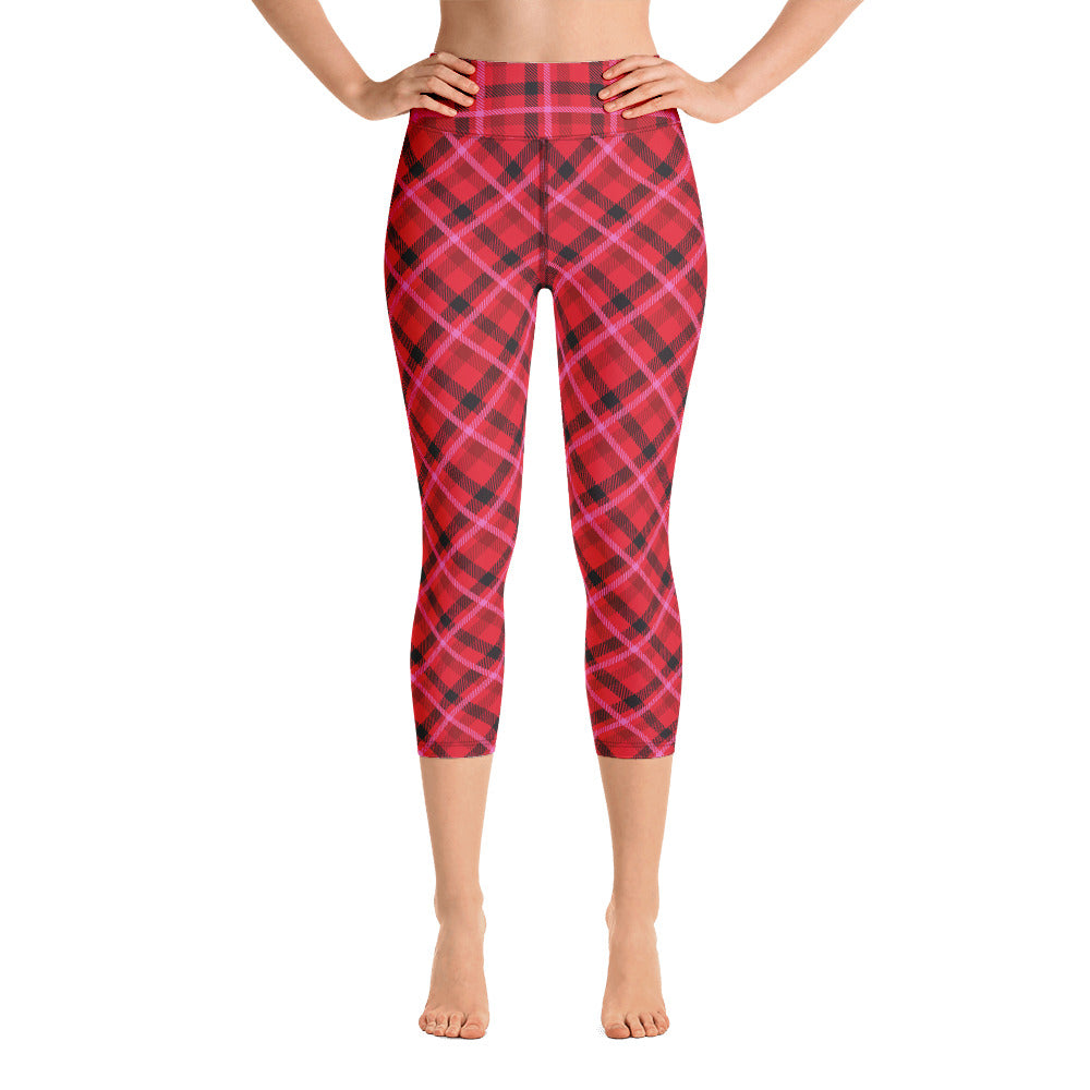 FLING! TARTAN CUSTOM CAPRI LEGGINGS