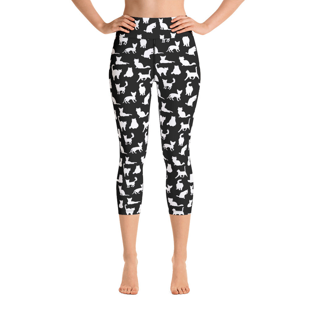 LOVE CATS CUSTOM CAPRI LEGGINGS