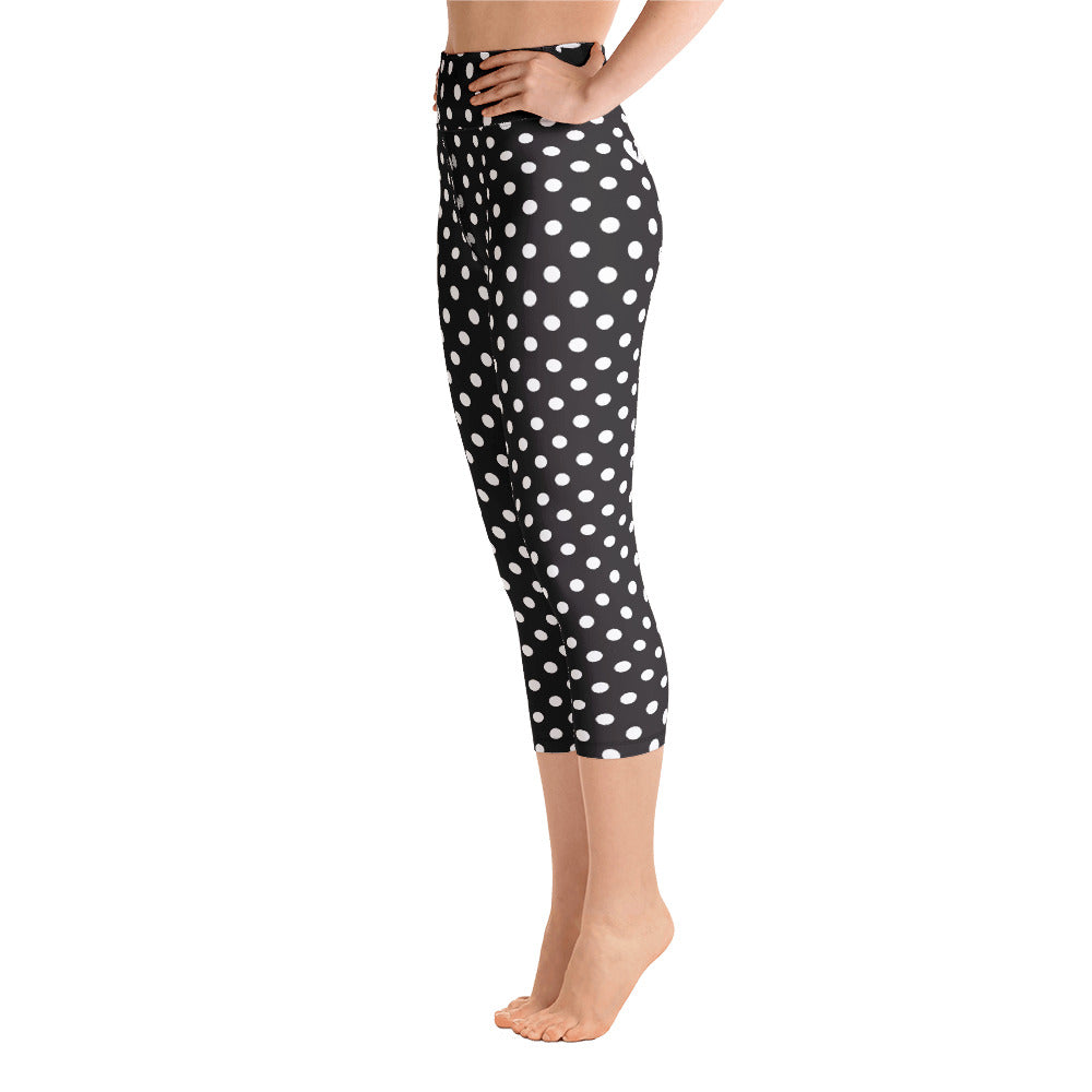 DITSY DOT CUSTOM CAPRI LEGGINGS