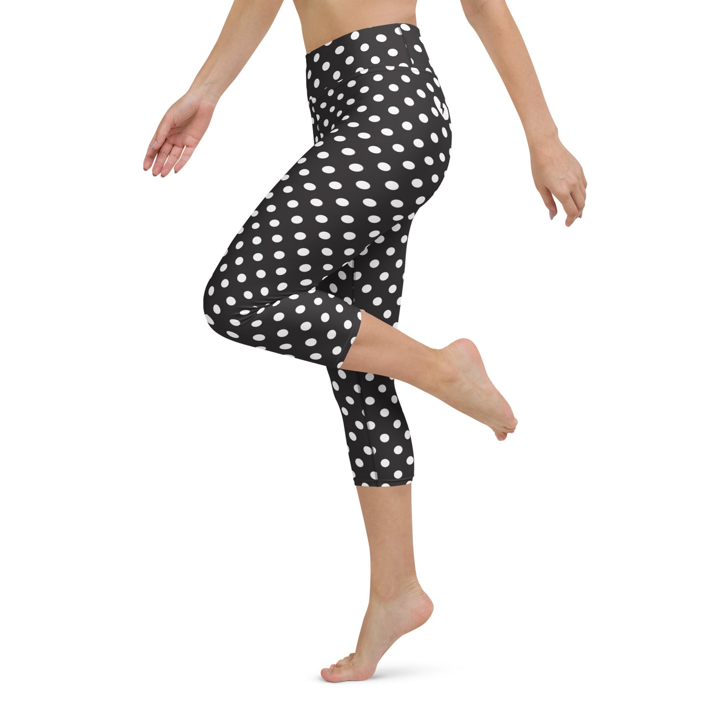 DITSY DOT CUSTOM CAPRI LEGGINGS