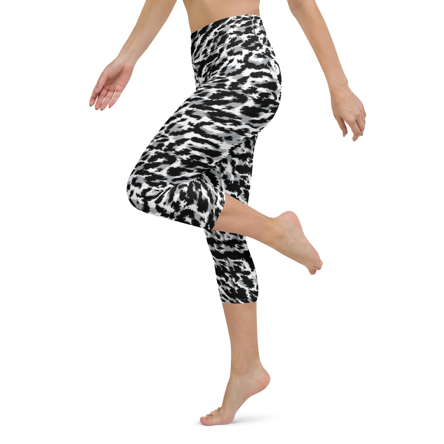 DONNA BUANG CUSTOM SNOW CAPRI LEGGINGS