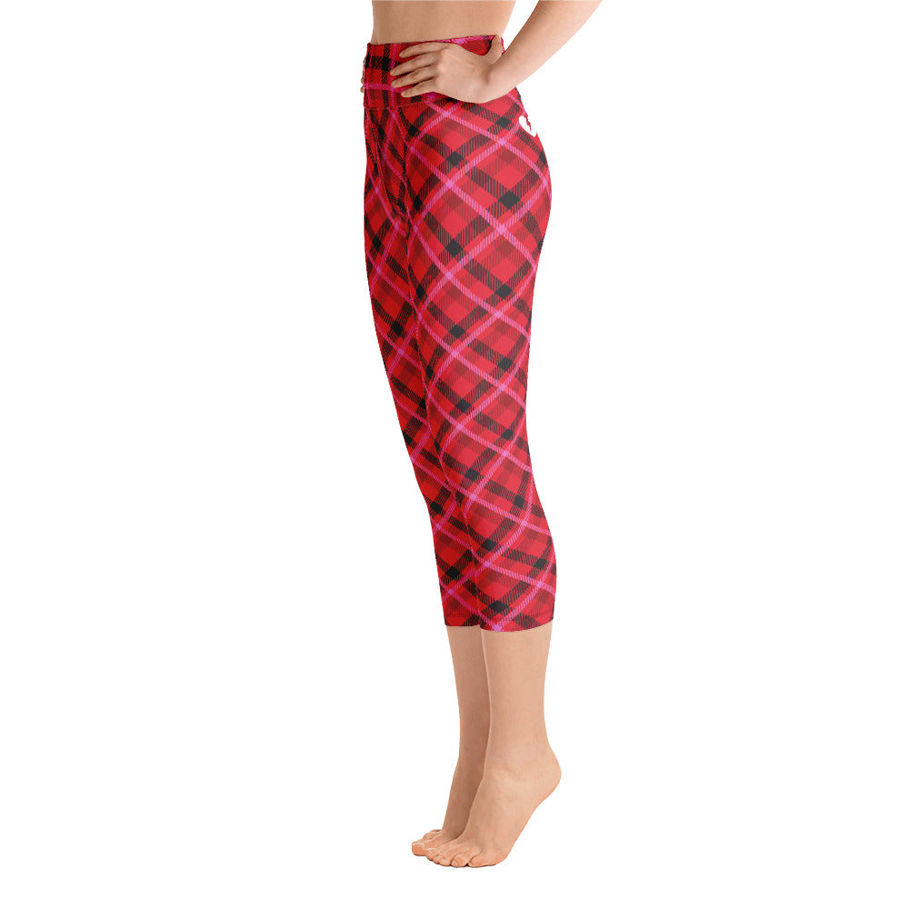FLING! TARTAN CUSTOM CAPRI LEGGINGS