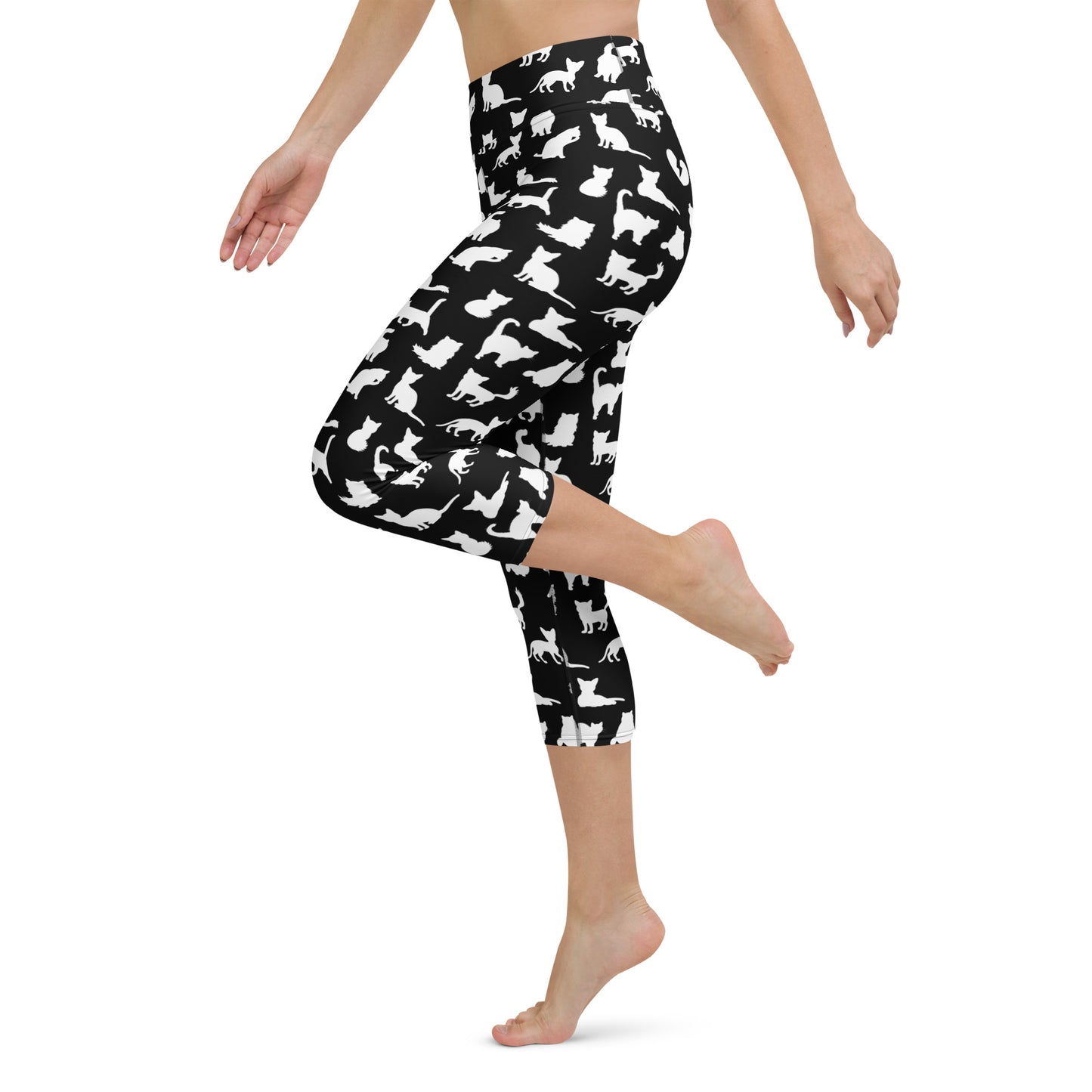 LOVE CATS CUSTOM CAPRI LEGGINGS