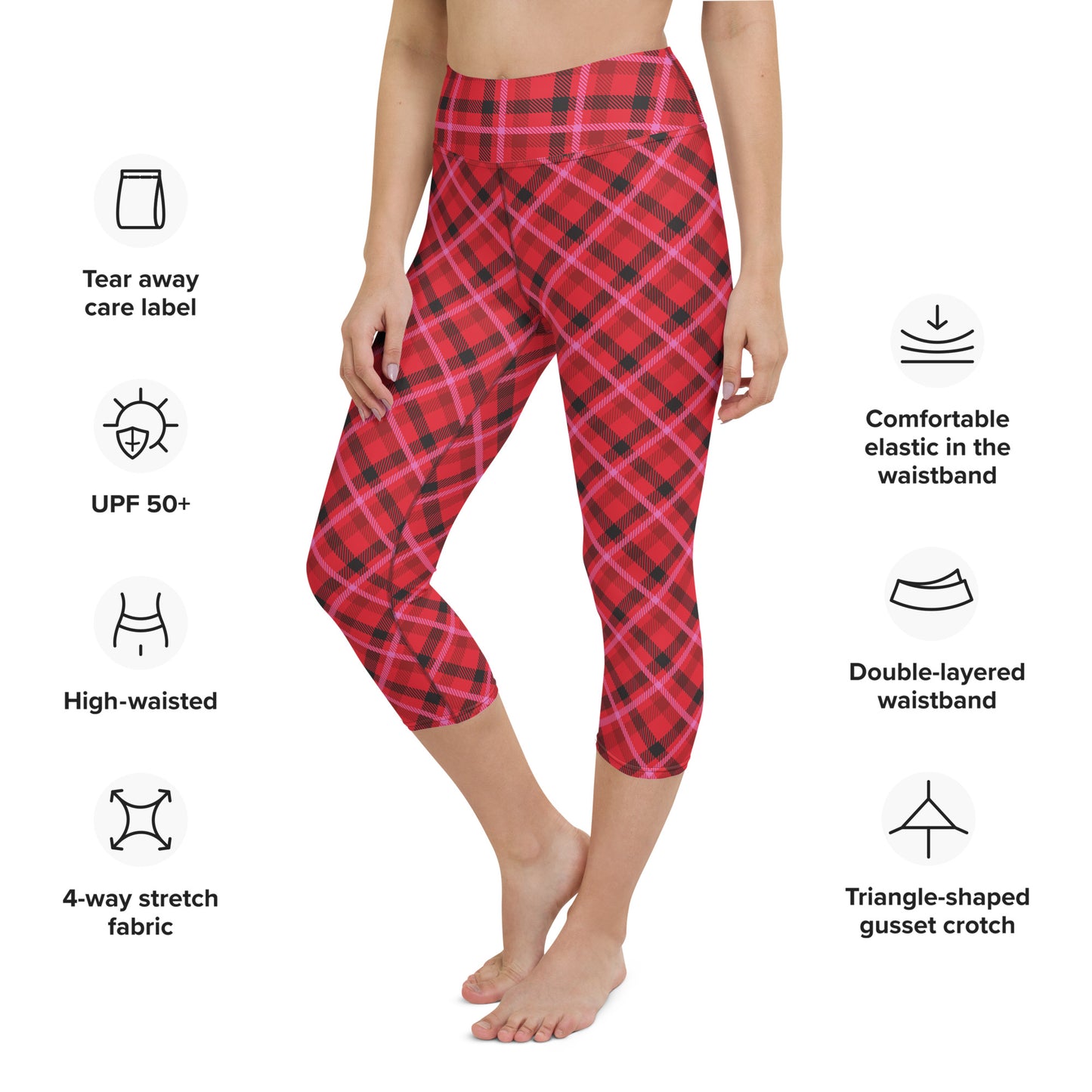 FLING! TARTAN CUSTOM CAPRI LEGGINGS