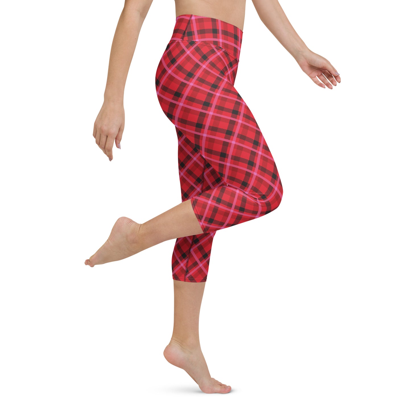 FLING! TARTAN CUSTOM CAPRI LEGGINGS