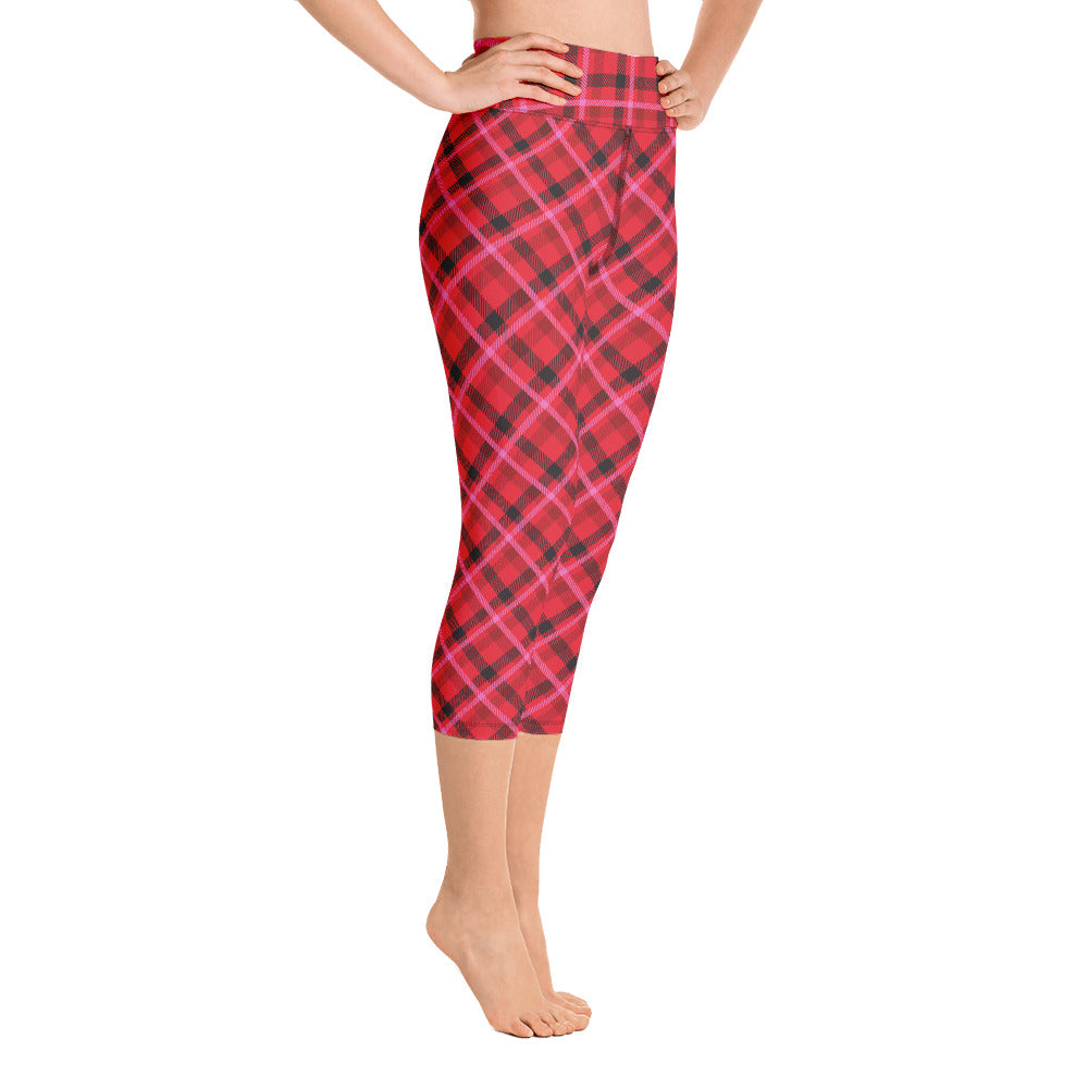 FLING! TARTAN CUSTOM CAPRI LEGGINGS