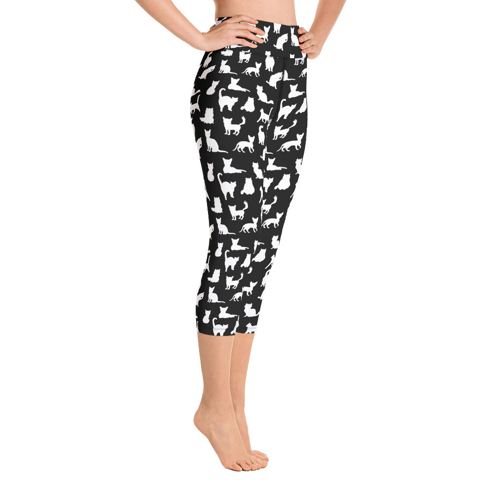 LOVE CATS CUSTOM CAPRI LEGGINGS