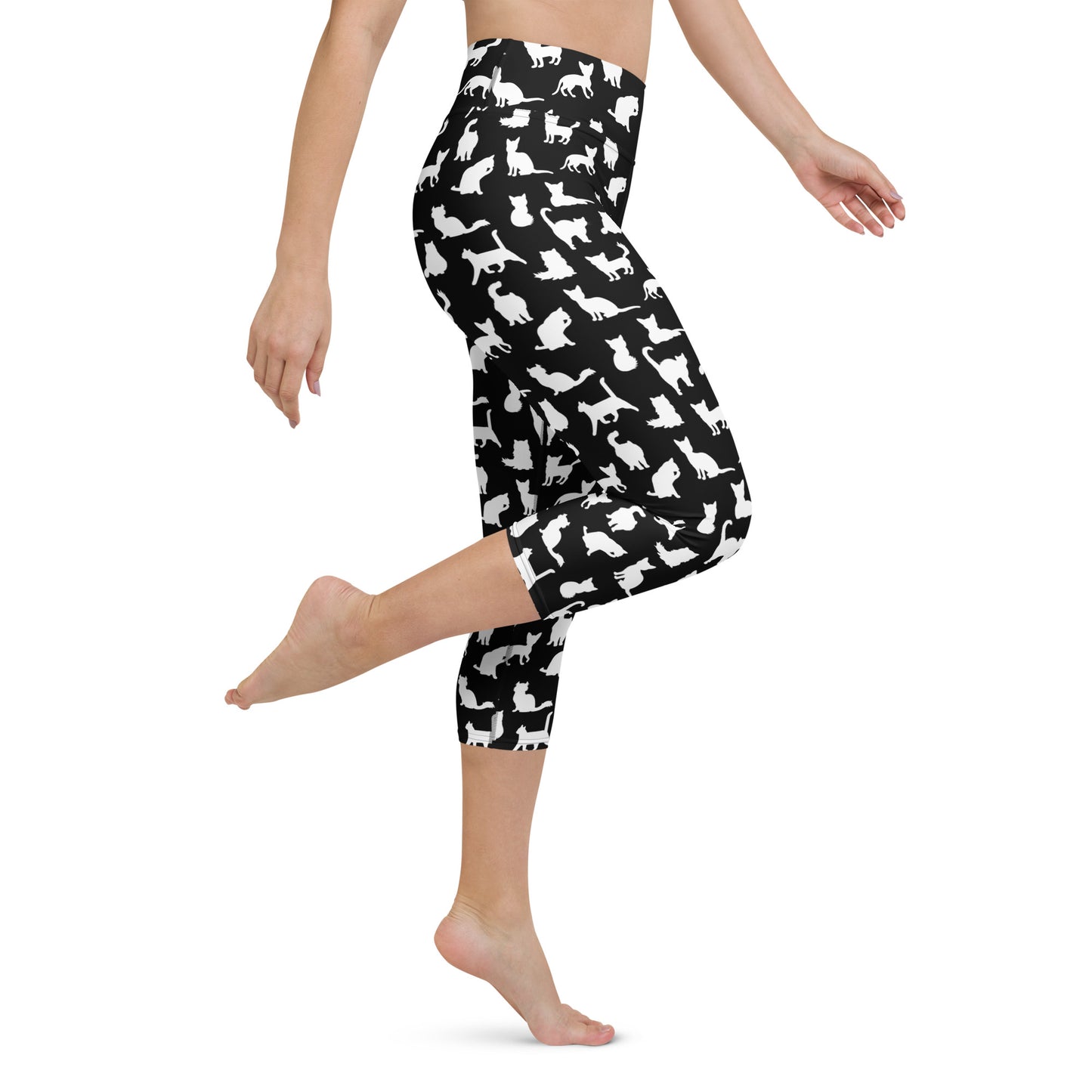 LOVE CATS CUSTOM CAPRI LEGGINGS