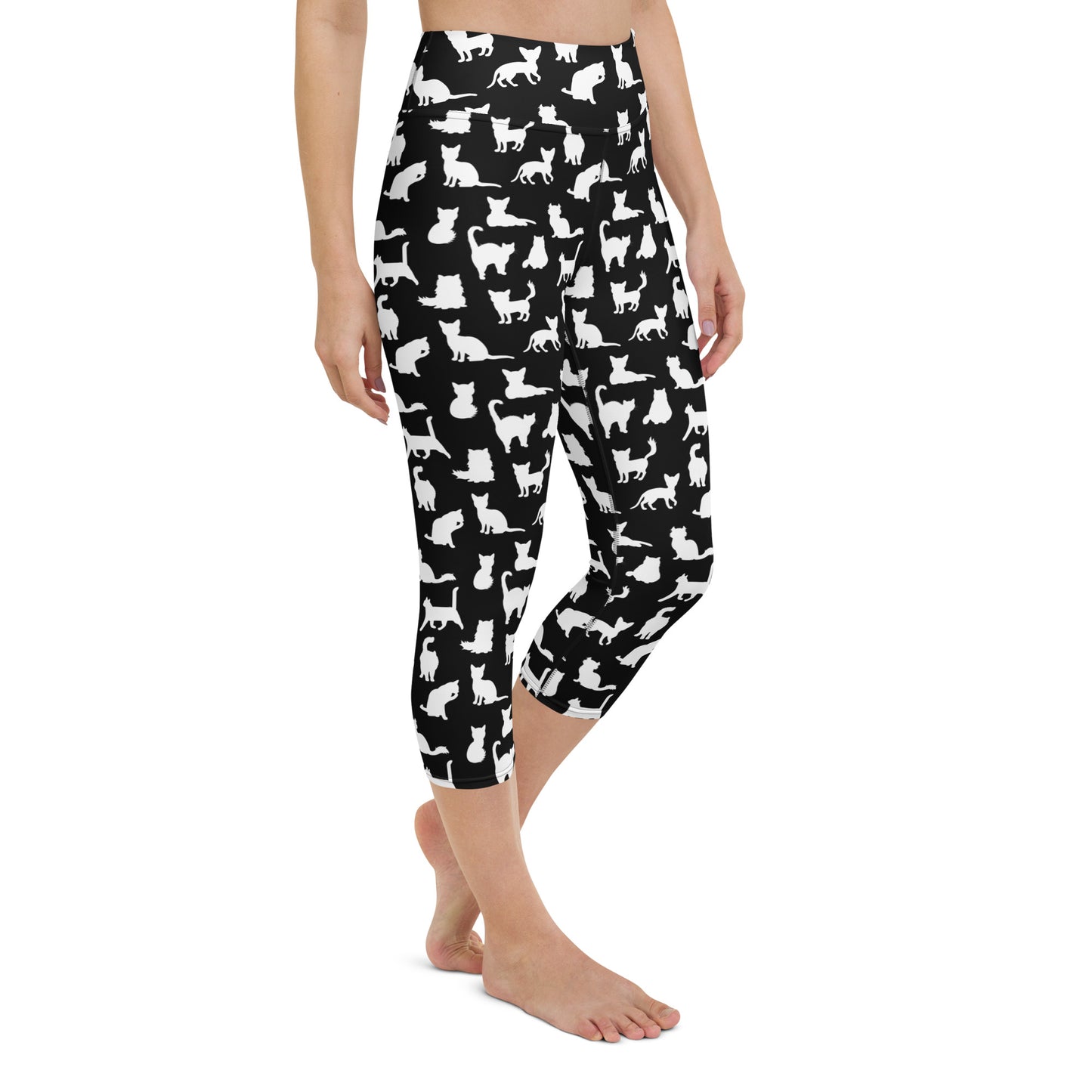 LOVE CATS CUSTOM CAPRI LEGGINGS