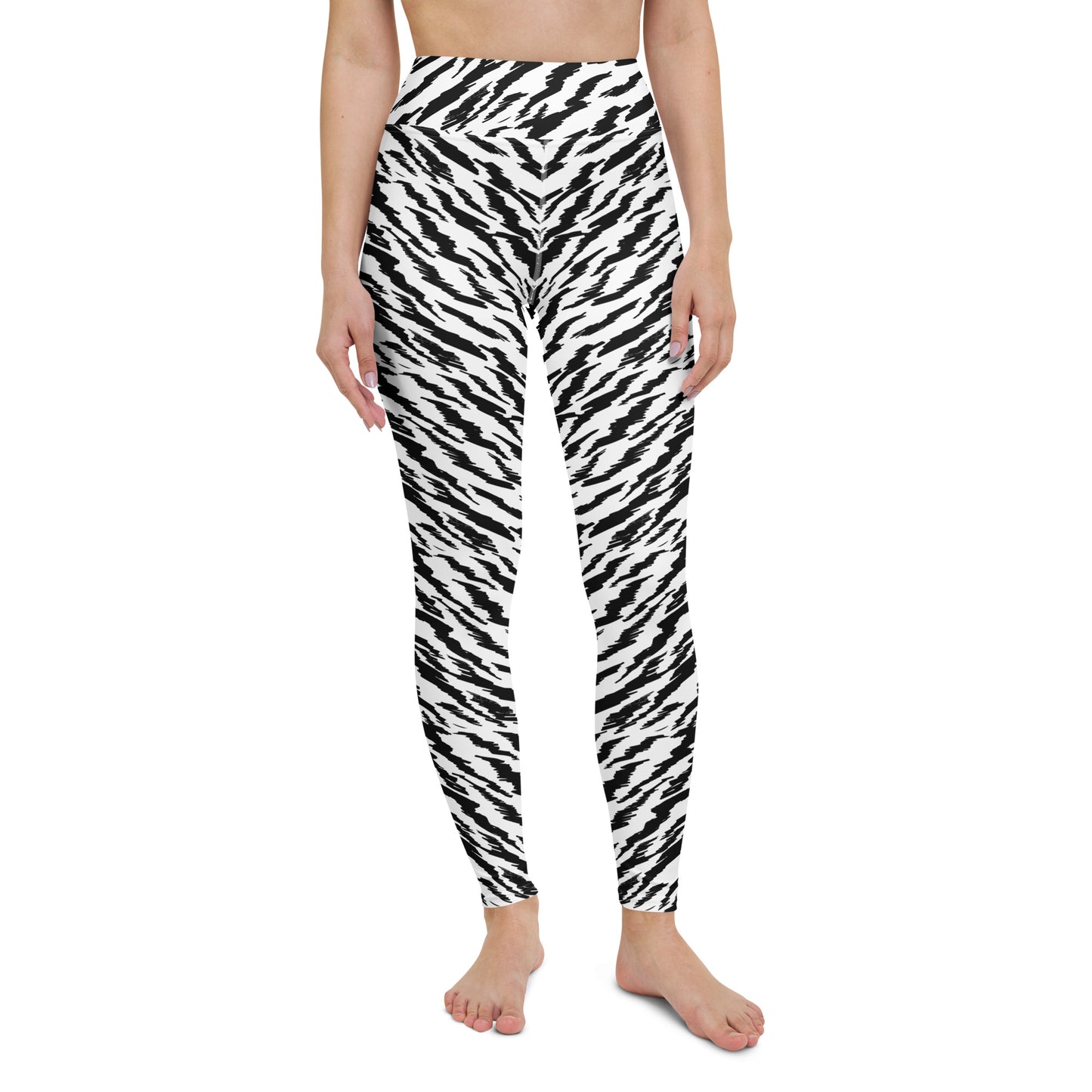WHITE TIGER LIGHTNING CUSTOM LEGGINGS