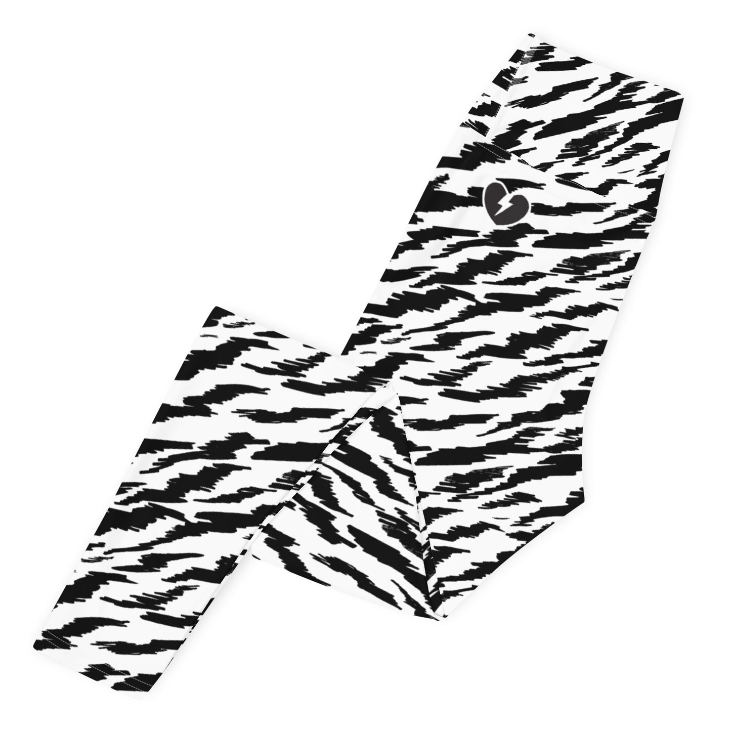 WHITE TIGER LIGHTNING CUSTOM LEGGINGS