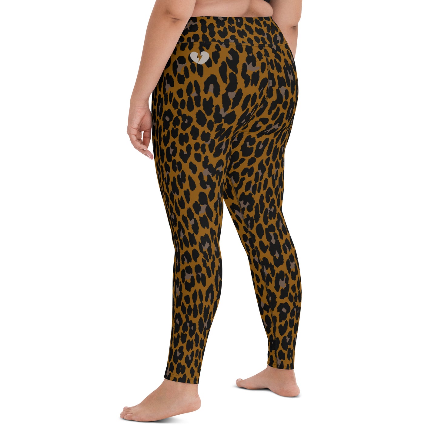 BRONZE ROCK LEOPARD CUSTOM LEGGINGS