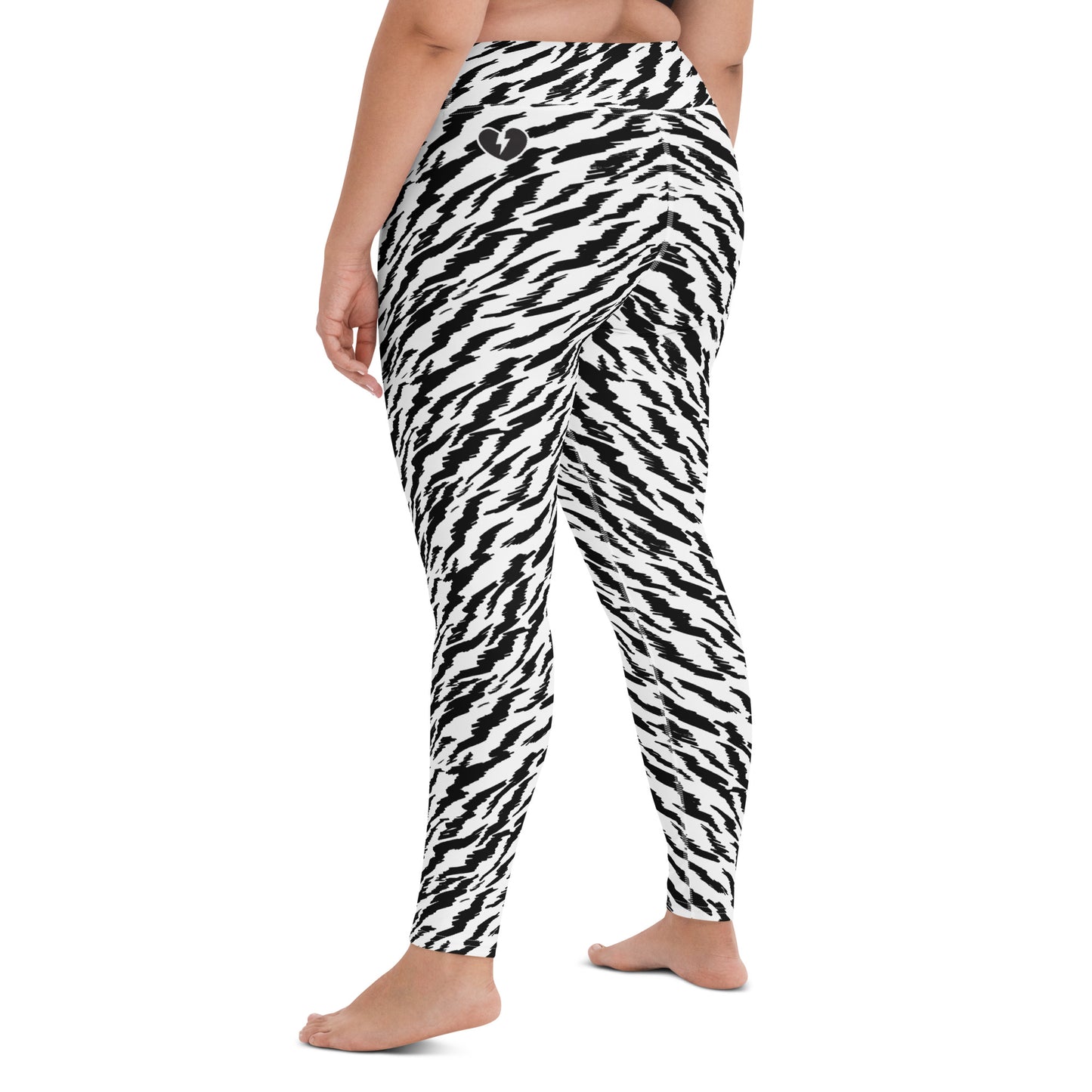 WHITE TIGER LIGHTNING CUSTOM LEGGINGS