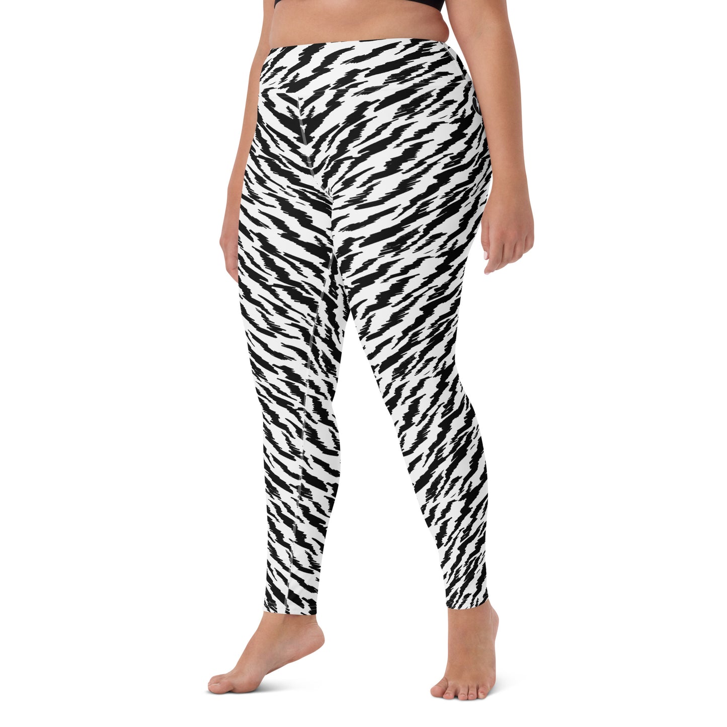 WHITE TIGER LIGHTNING CUSTOM LEGGINGS