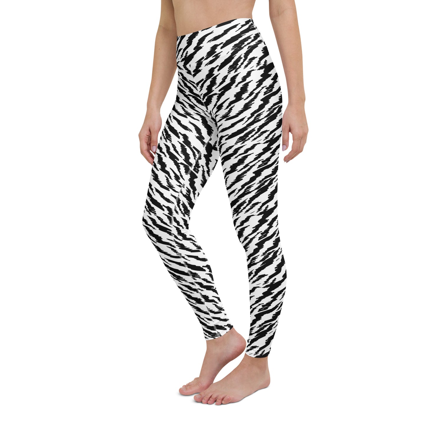 WHITE TIGER LIGHTNING CUSTOM LEGGINGS