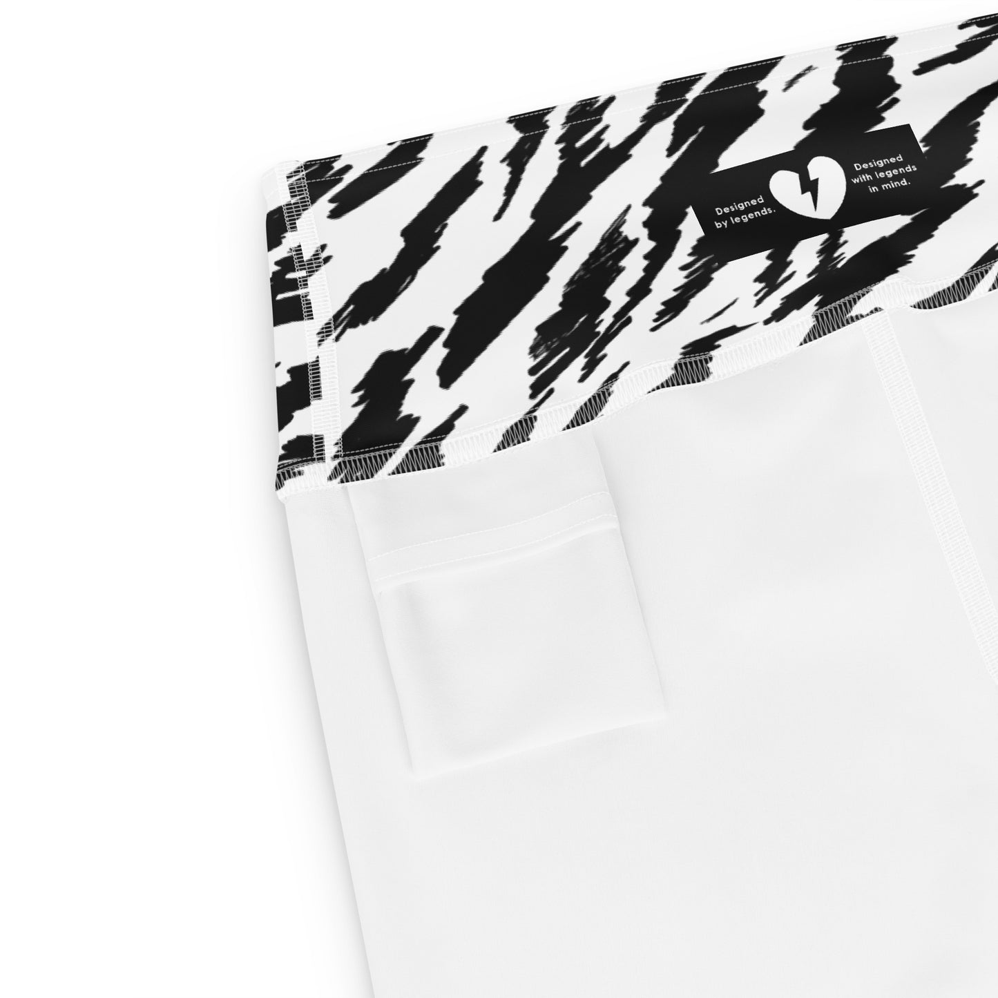 WHITE TIGER LIGHTNING CUSTOM LEGGINGS