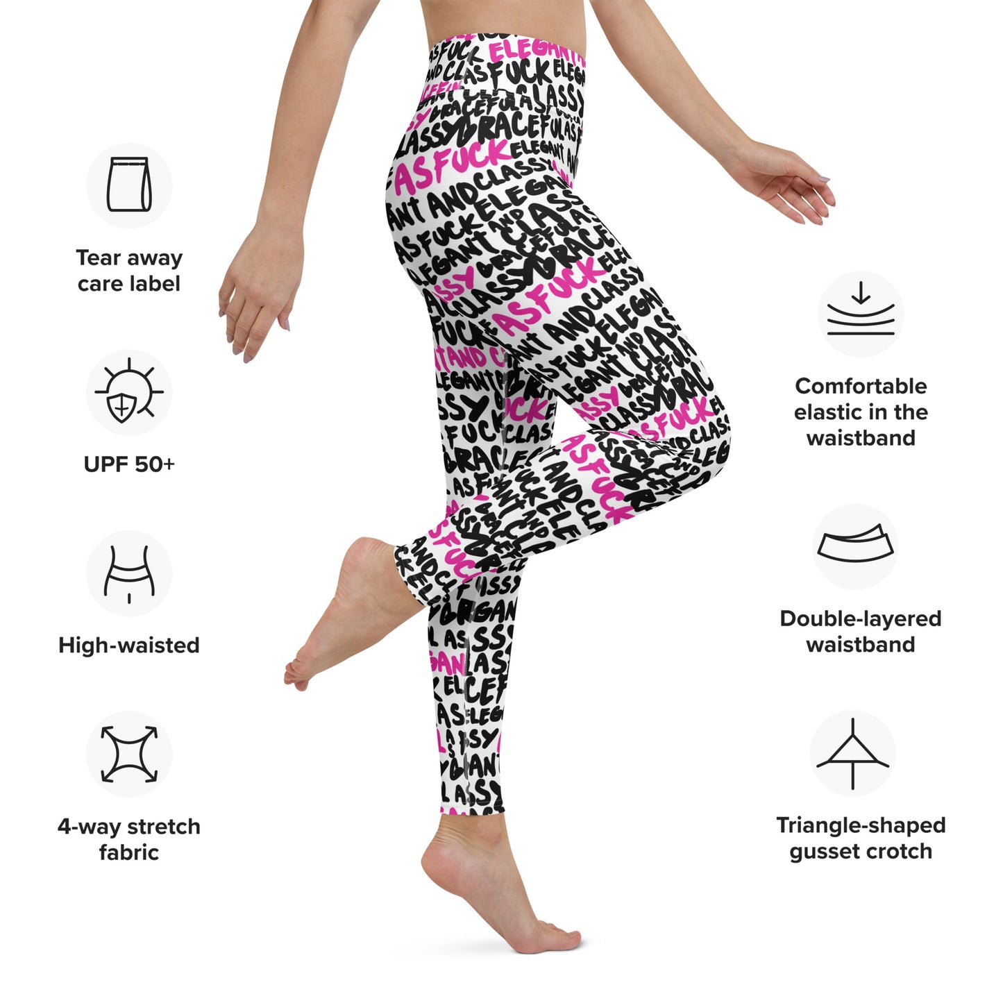 GRACEFUL AS FUCK CUSTOM LEGGINGS