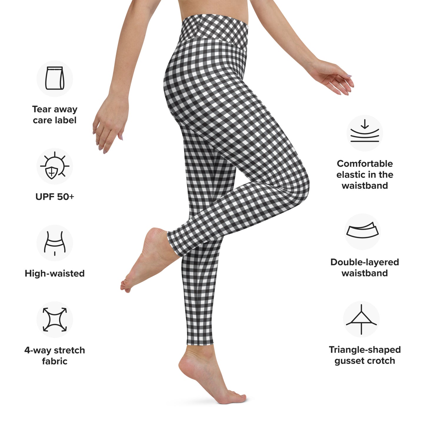 QUINTESSENTIAL CHECKED CUSTOM LEGGINGS