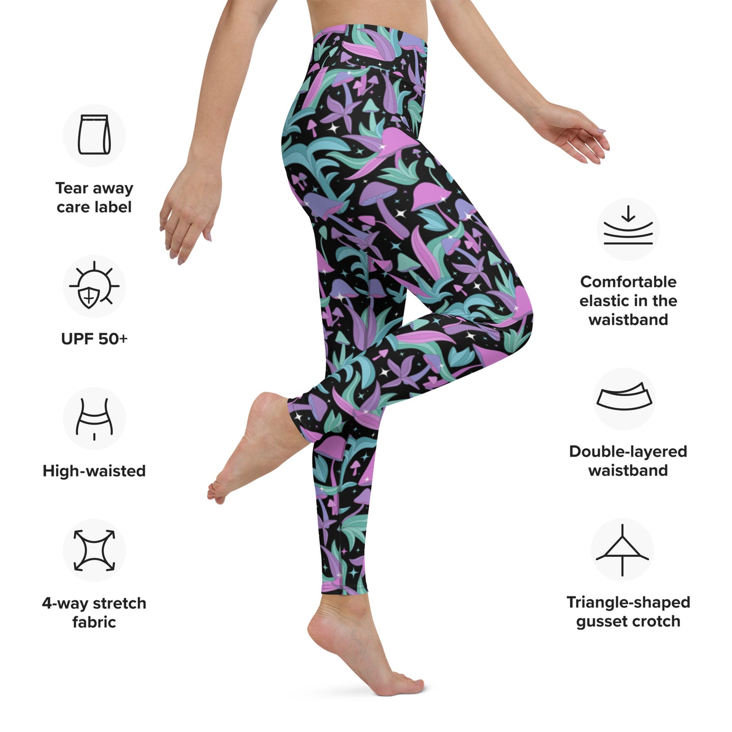 X KELSIE COSMIC CUSTOM LEGGINGS