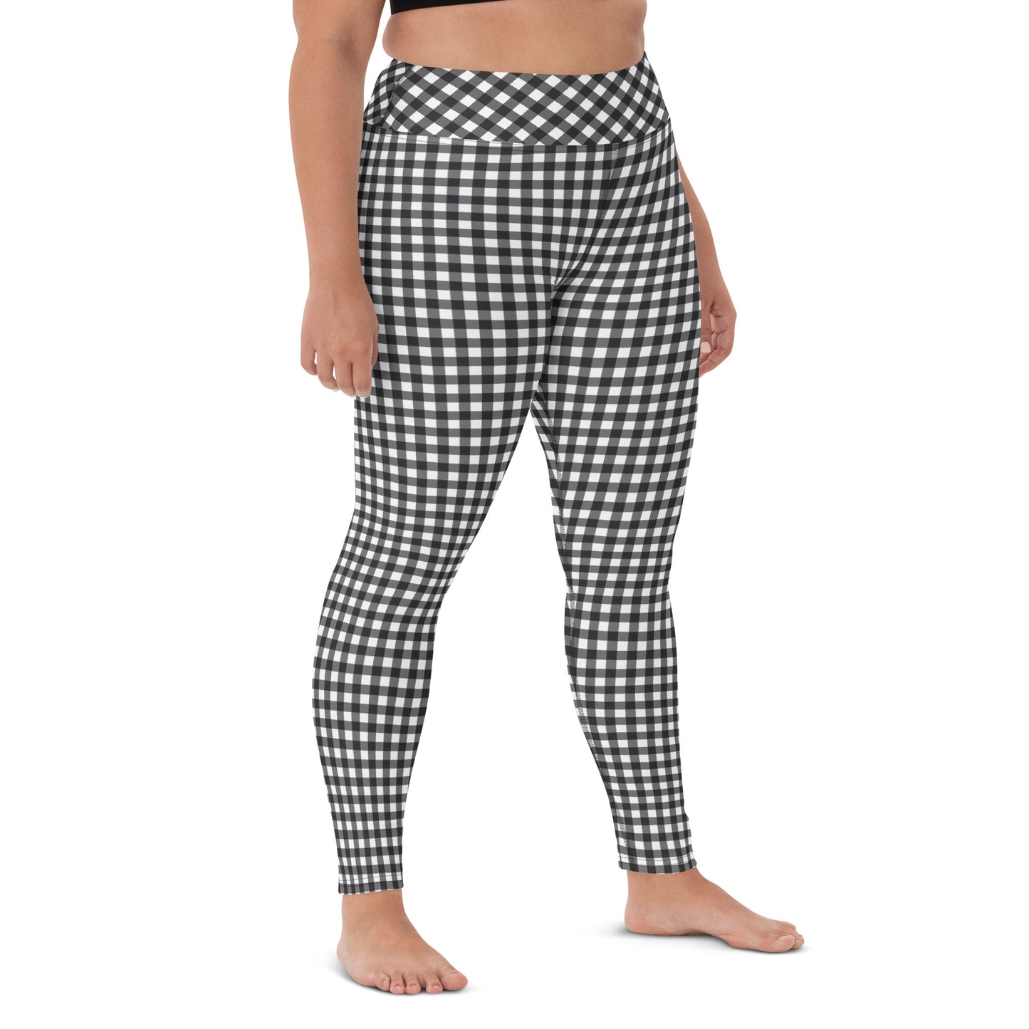 QUINTESSENTIAL CHECKED CUSTOM LEGGINGS