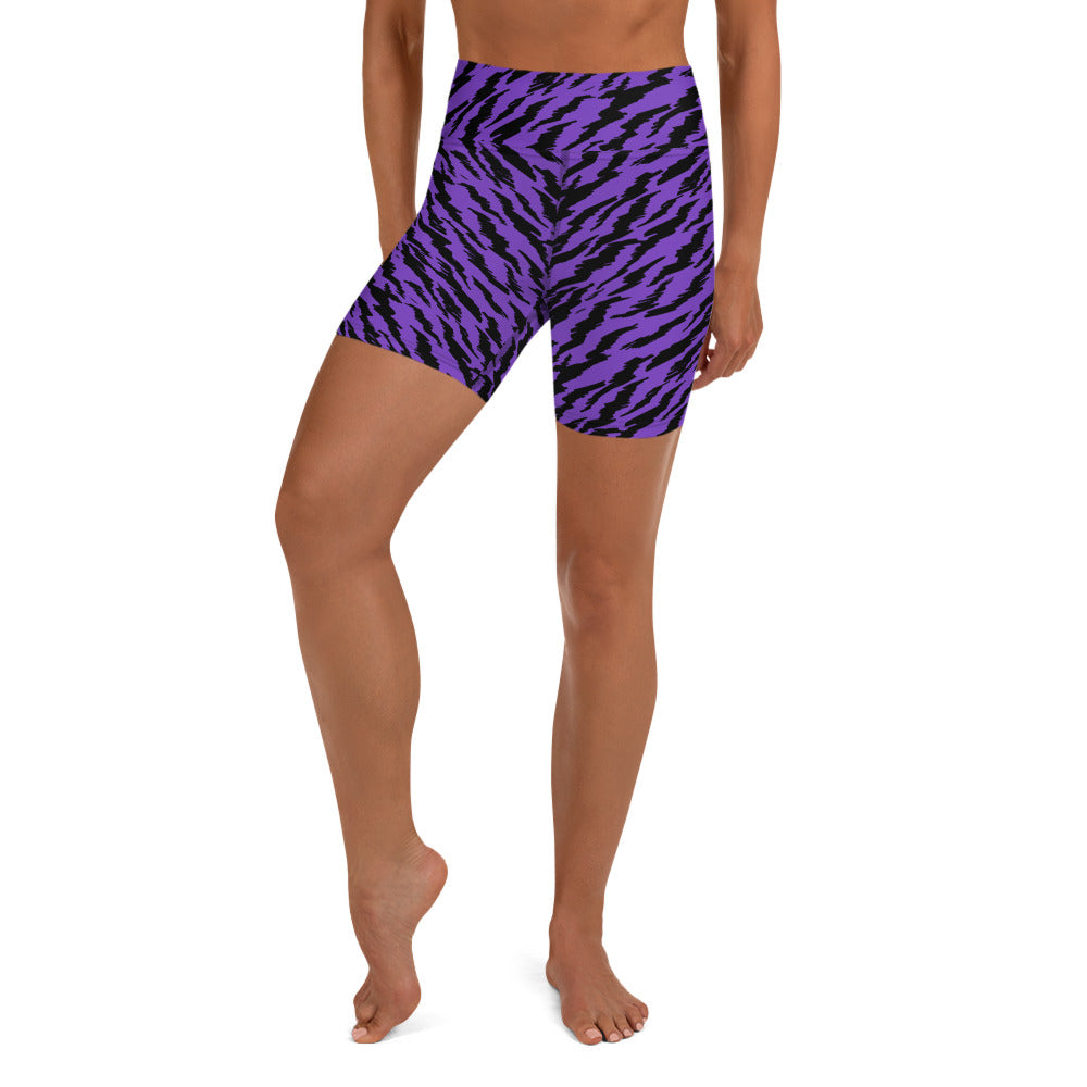 PURPLE TIGER-LIGHTNING CUSTOM BIKE PANTS