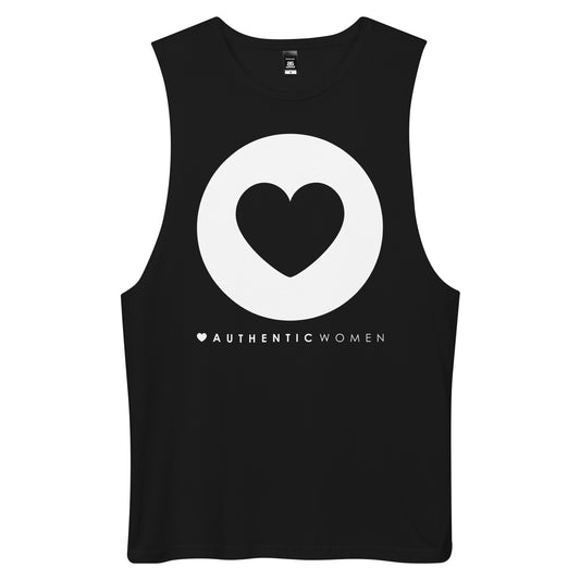 SISTER BIZ AUTHENTIC WOMEN ESSENTIAL MUSCLE TANK - BLACK