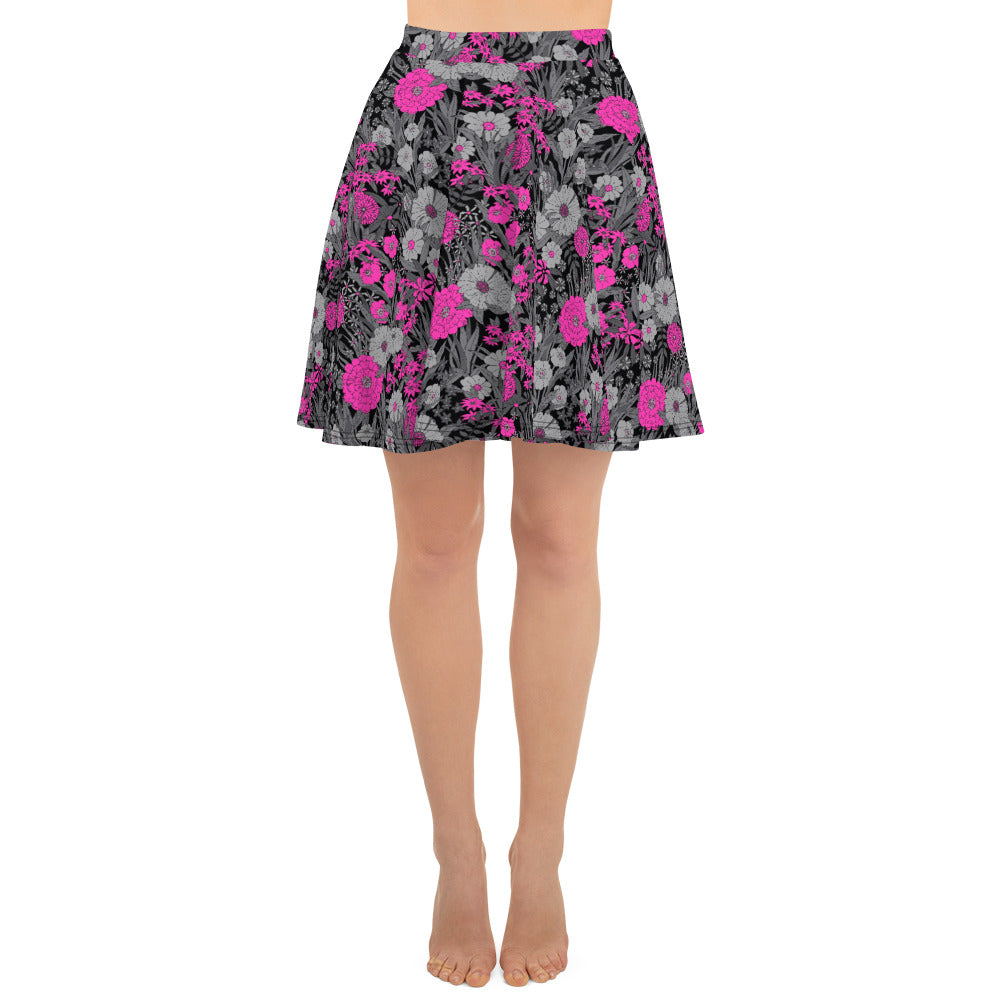 PRETTY POP VINTAGE GARDEN CUSTOM SKATER SKIRT