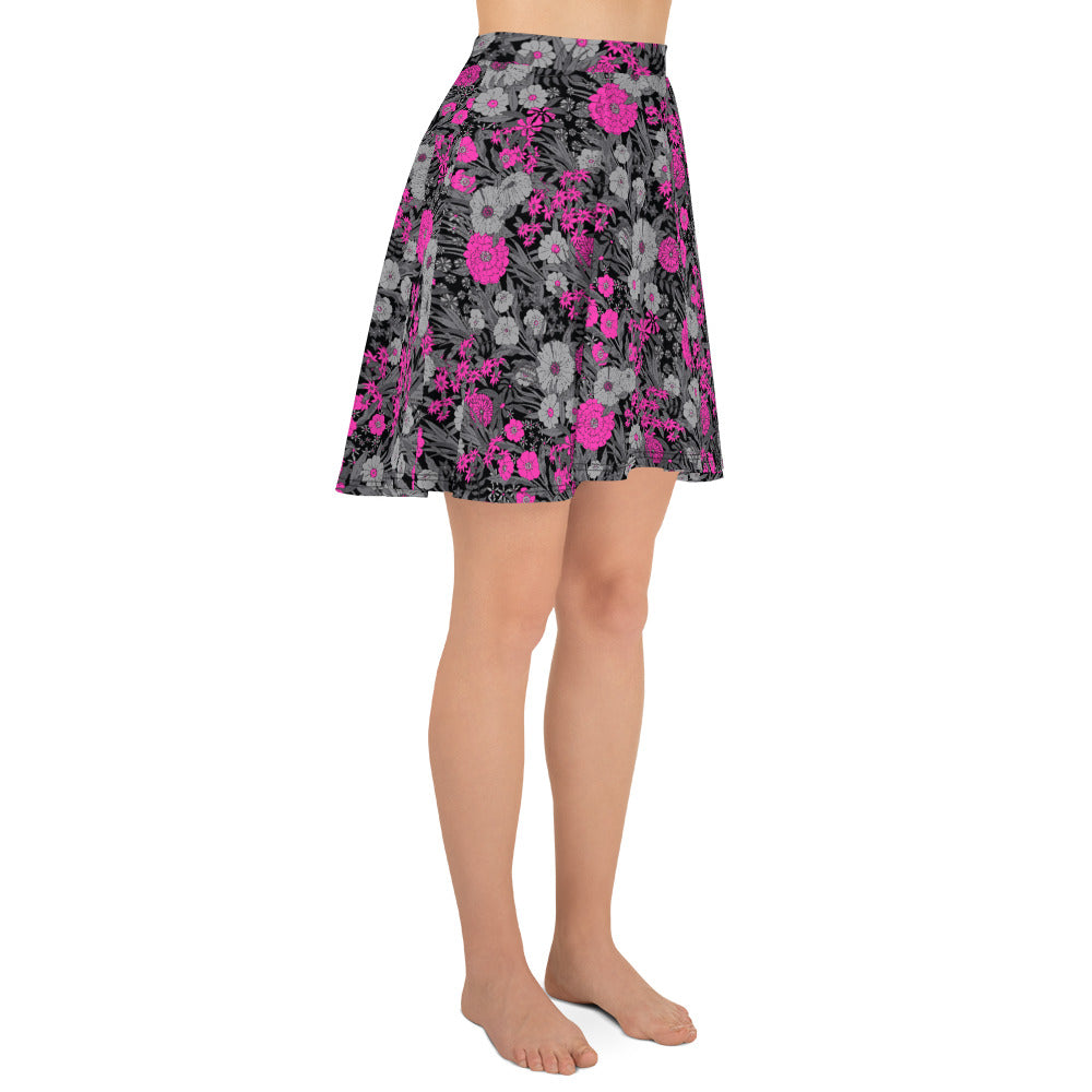 PRETTY POP VINTAGE GARDEN CUSTOM SKATER SKIRT