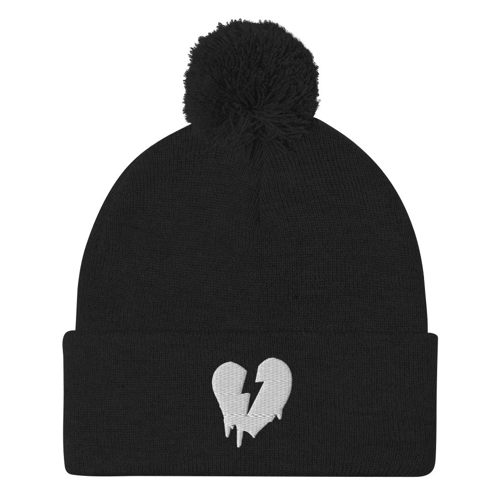 HEART MELT CUSTOM POM-POM BEANIE