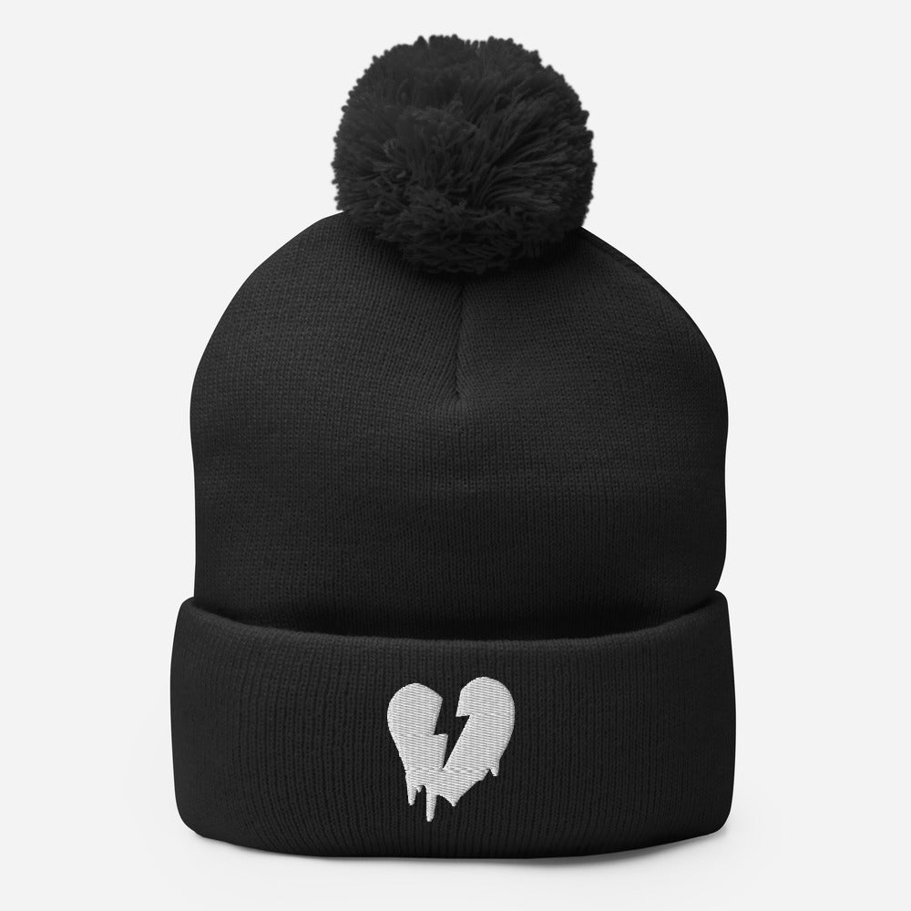 HEART MELT CUSTOM POM-POM BEANIE