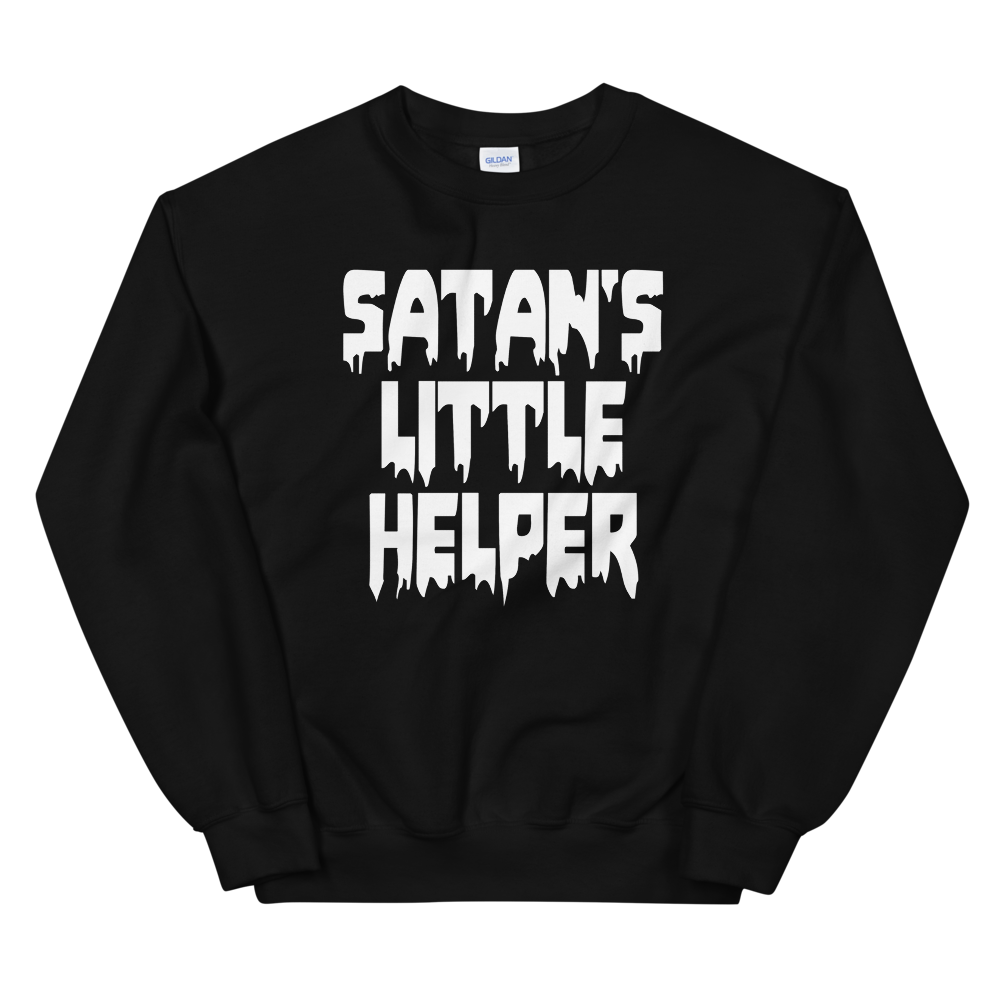 SATAN'S LITTLE HELPER CUSTOM SWEATER