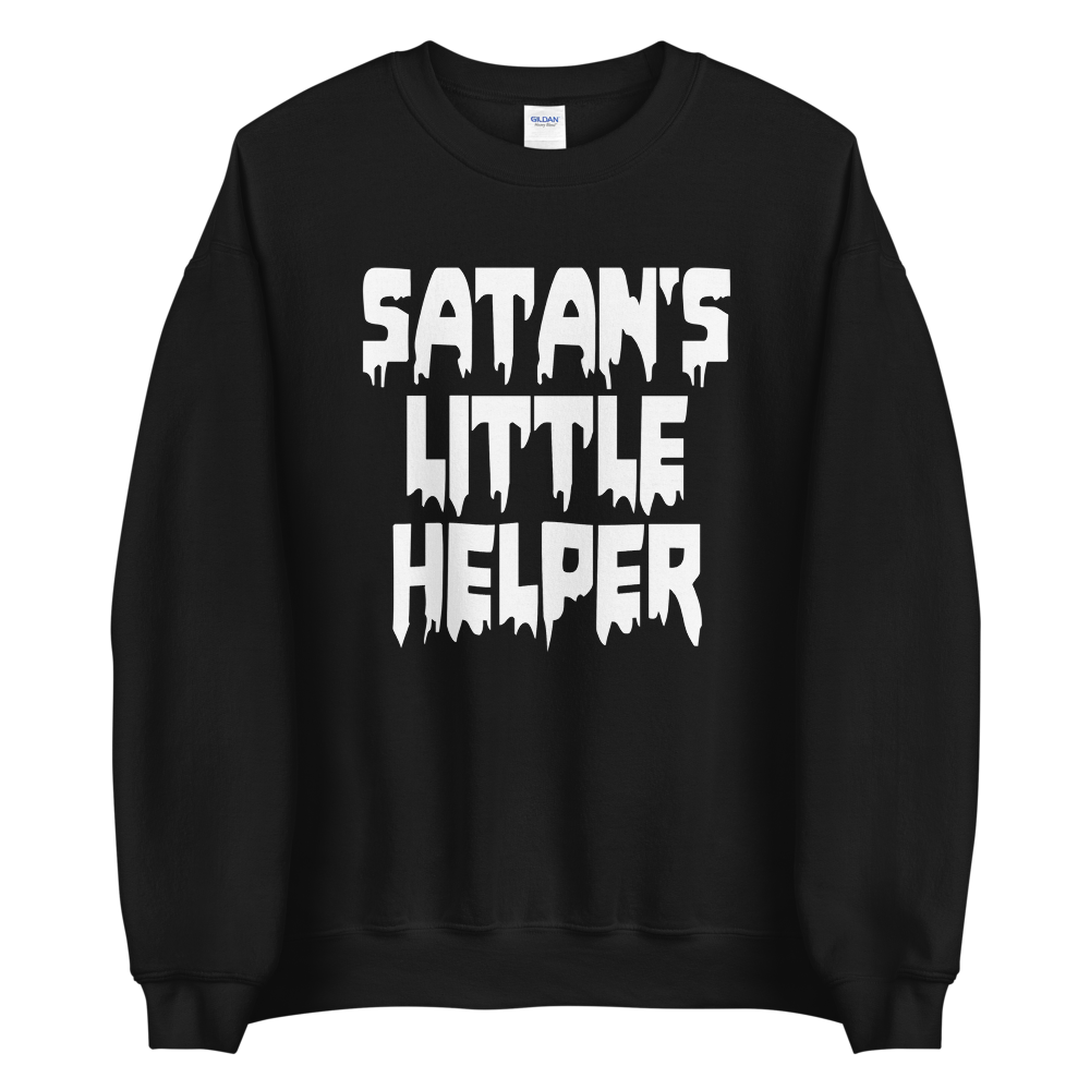 SATAN'S LITTLE HELPER CUSTOM SWEATER