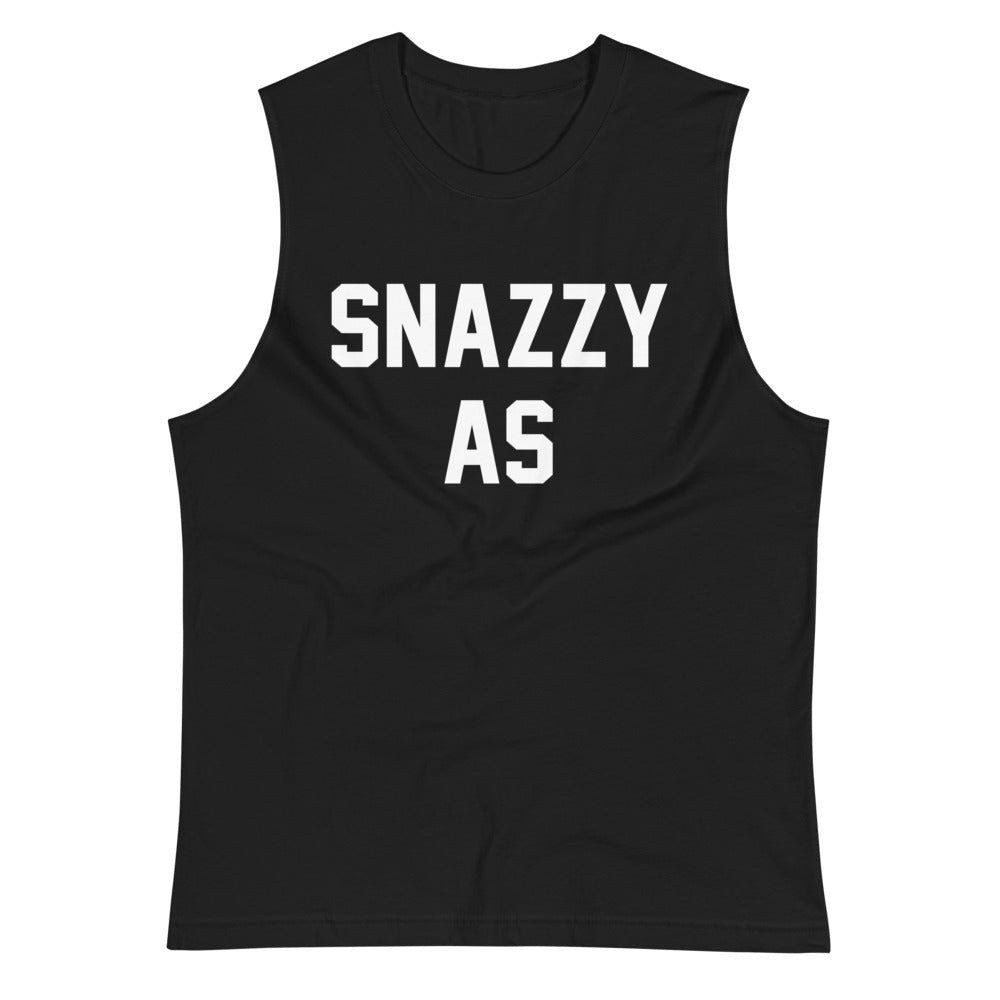 SNAZZY AS CUSTOM MUSCLE TANK