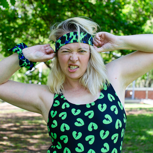 COSMIC CREATURE RECYCLED SCRUNCHIE