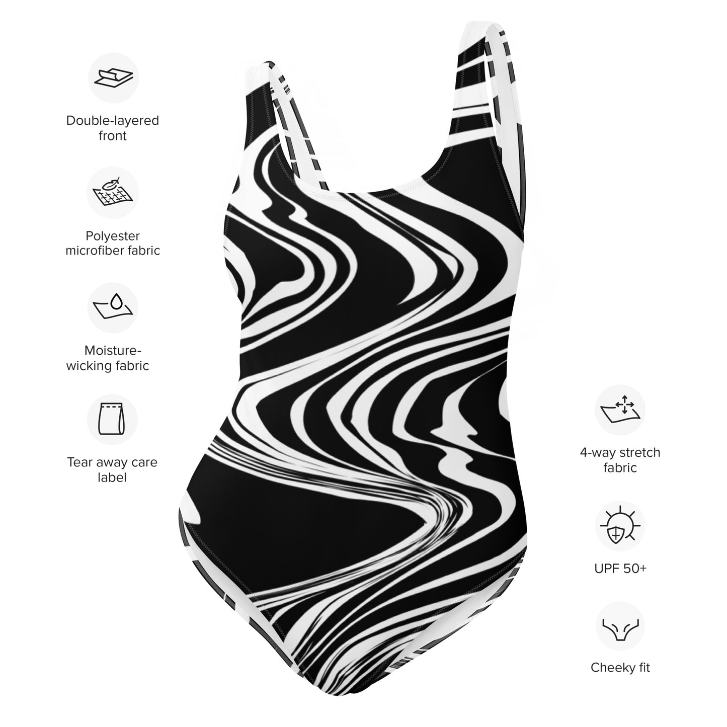 YIN YANG SWIRL CUSTOM LEOTARD