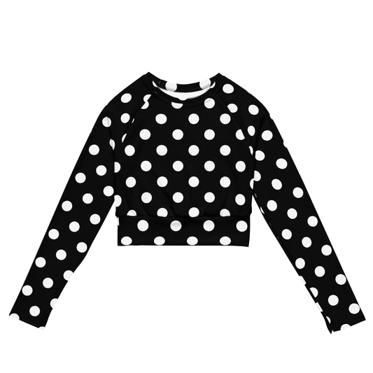 POLKA VIBE CUSTOM UPF 50+ CROP TOP
