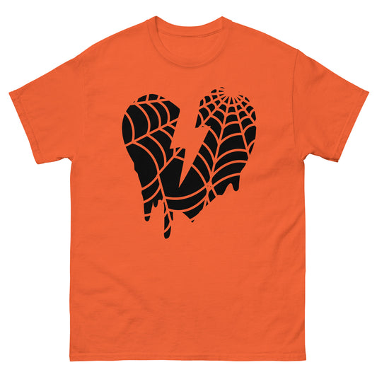WEB HEART CUSTOM TEE - ORANGE