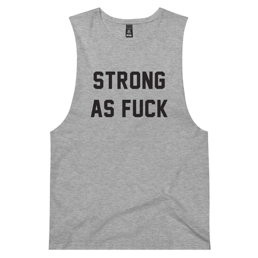 STRONG AS FUCK CUSTOM (LOW SLUNG) MUSCLE TANK