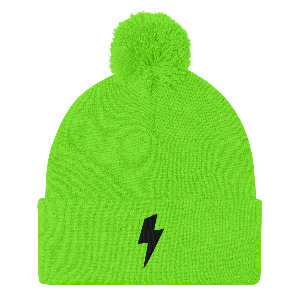 BOLT CUSTOM POM-POM BEANIE - SLIME