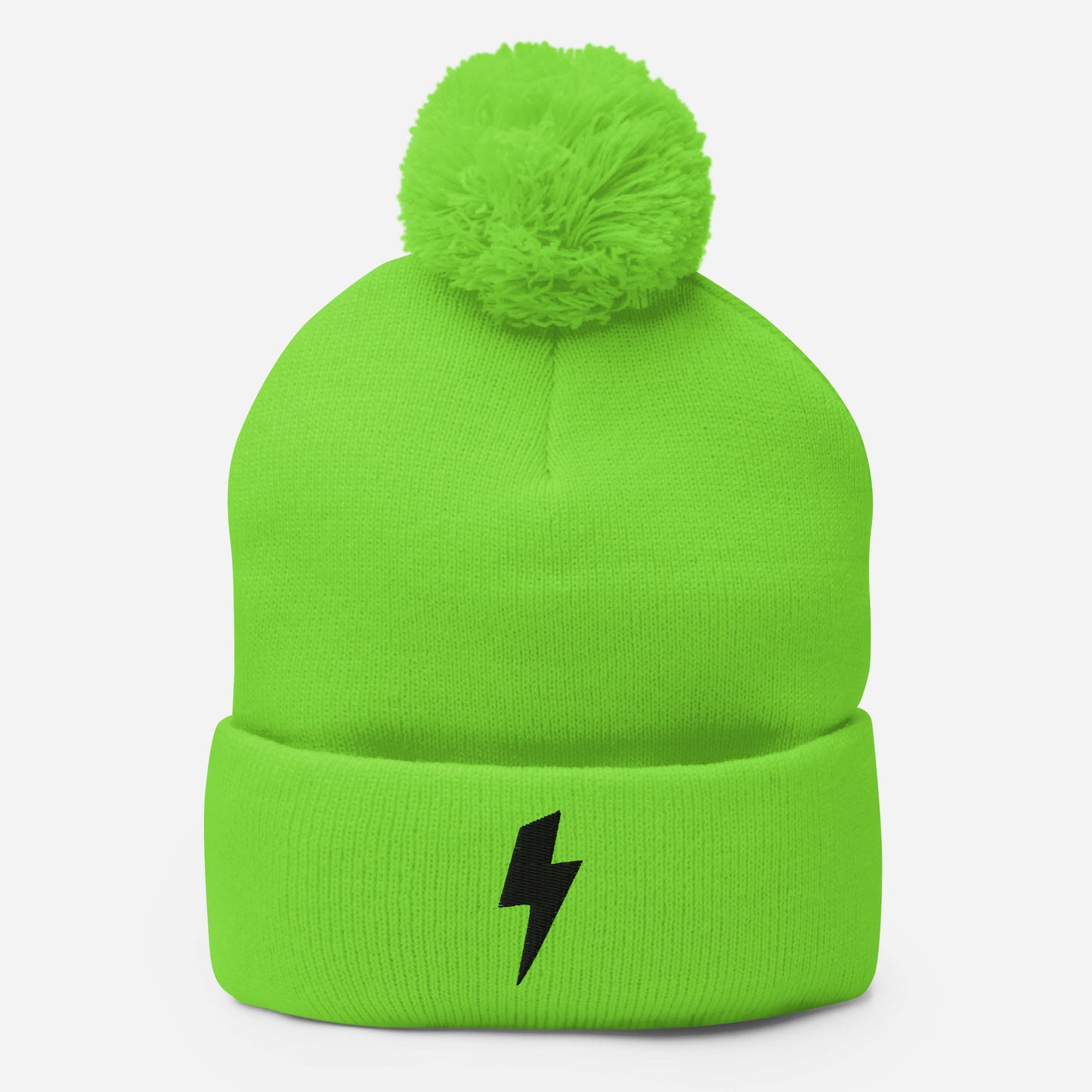 BOLT CUSTOM POM-POM BEANIE - SLIME