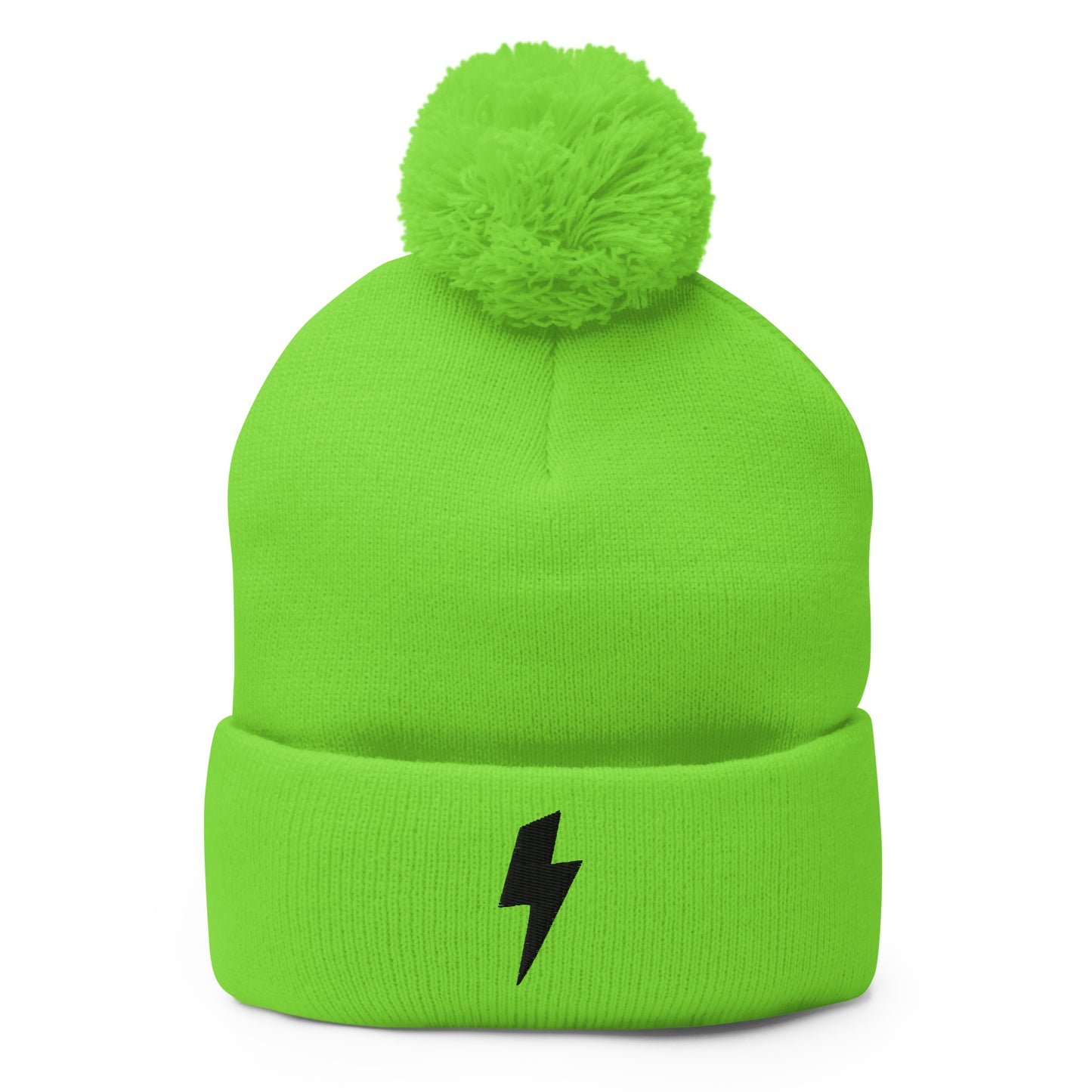 BOLT CUSTOM POM-POM BEANIE - SLIME