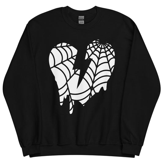 WEB HEART CUSTOM SWEATER