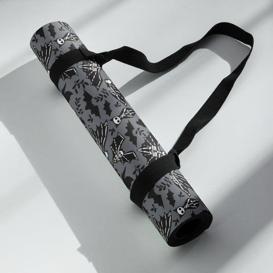 X KELSIE COSMIC SKELLY BAT CUSTOM YOGA MAT - SHARK