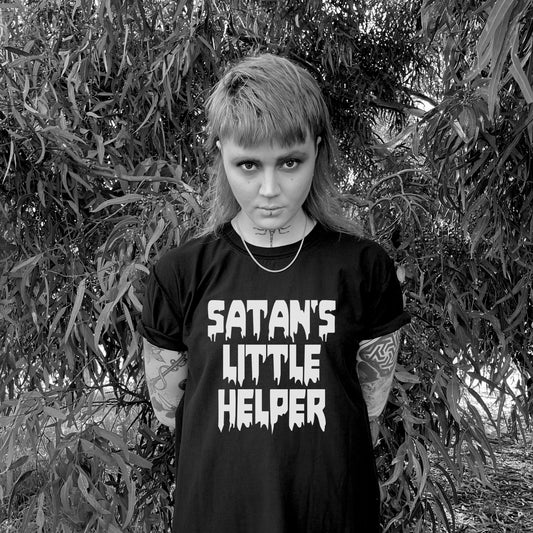 SATAN'S LITTLE HELPER CUSTOM TEE